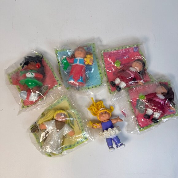 1992 Cabbage Patch Kids McDonalds Happy Meal Toys Lot of 6 All 5 Characters Vtg - Picture 5 of 16